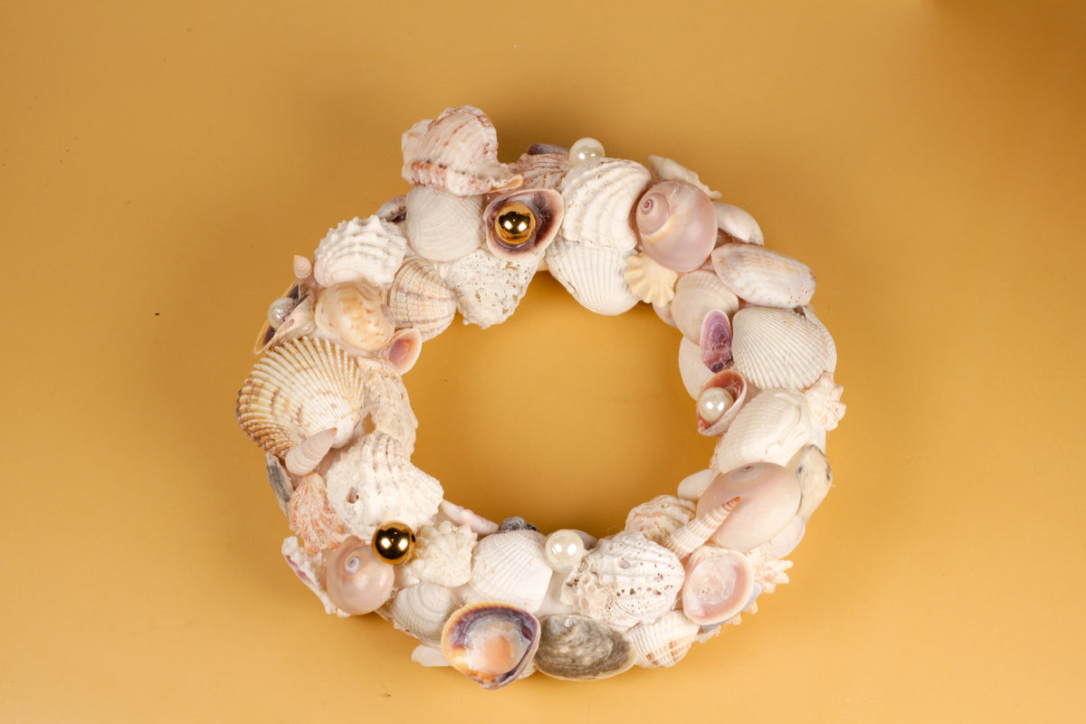 Mini Shell Wreath Handmade Shell Wreath – What the Shell?!