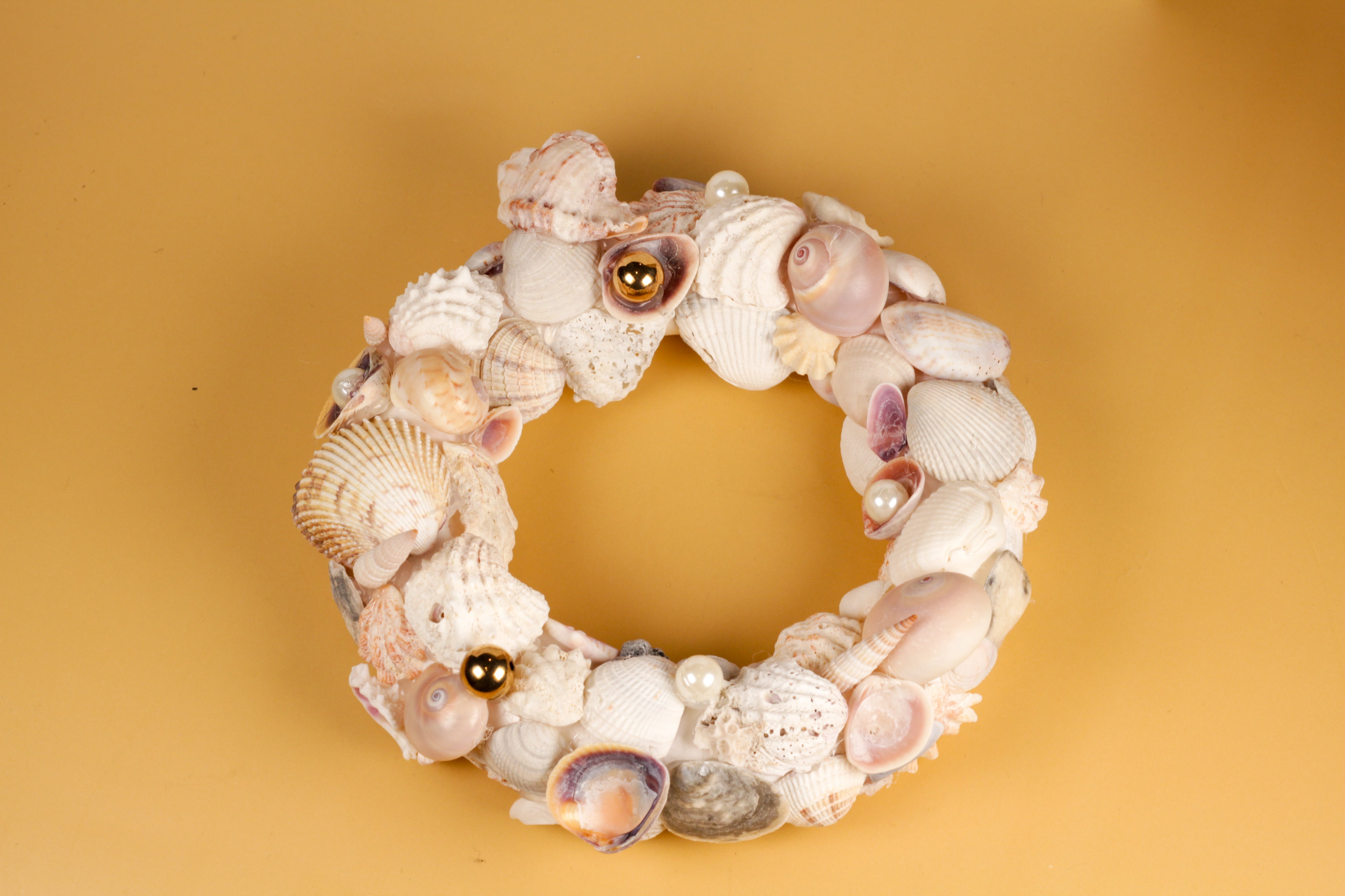 Handmade Shell Wreath