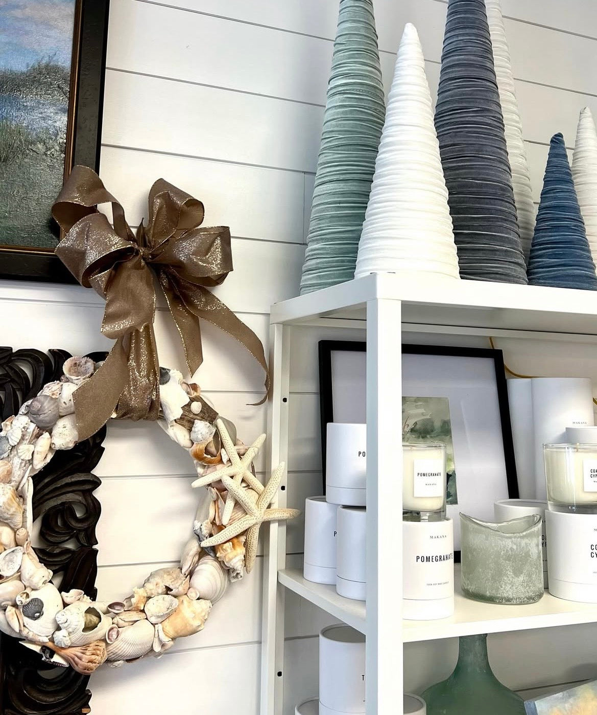 Handmade Shell Wreath